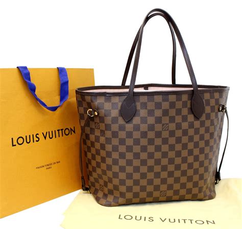 louis vuitton neverfull damier ebene rose ballerine|louis vuitton damier ebene geronimos.